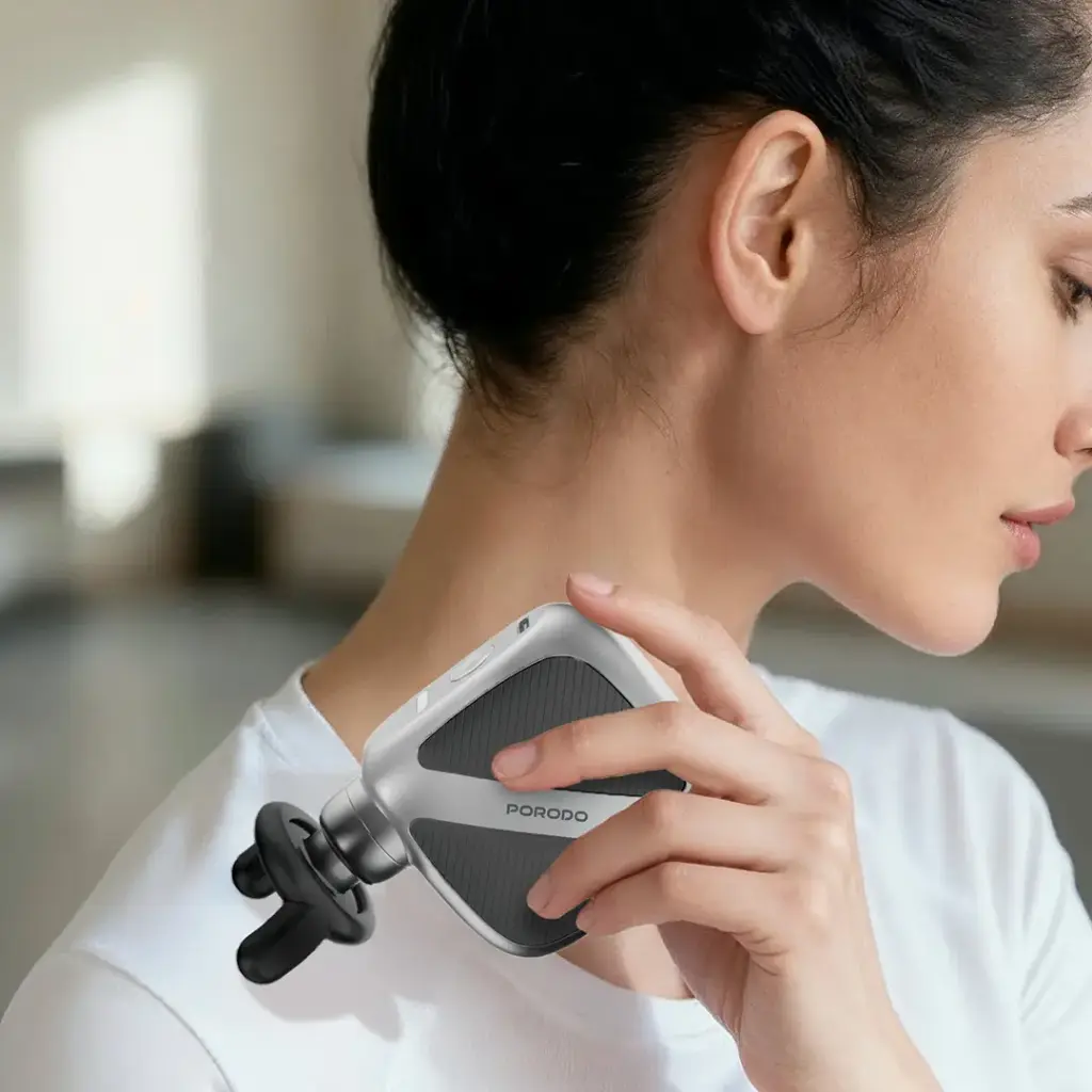 PORODO LIFESTYLE POCKET SIZED MUSCLE RELIEF MASSAGER GRAY PDLFSTSM451GY thumbnail 10