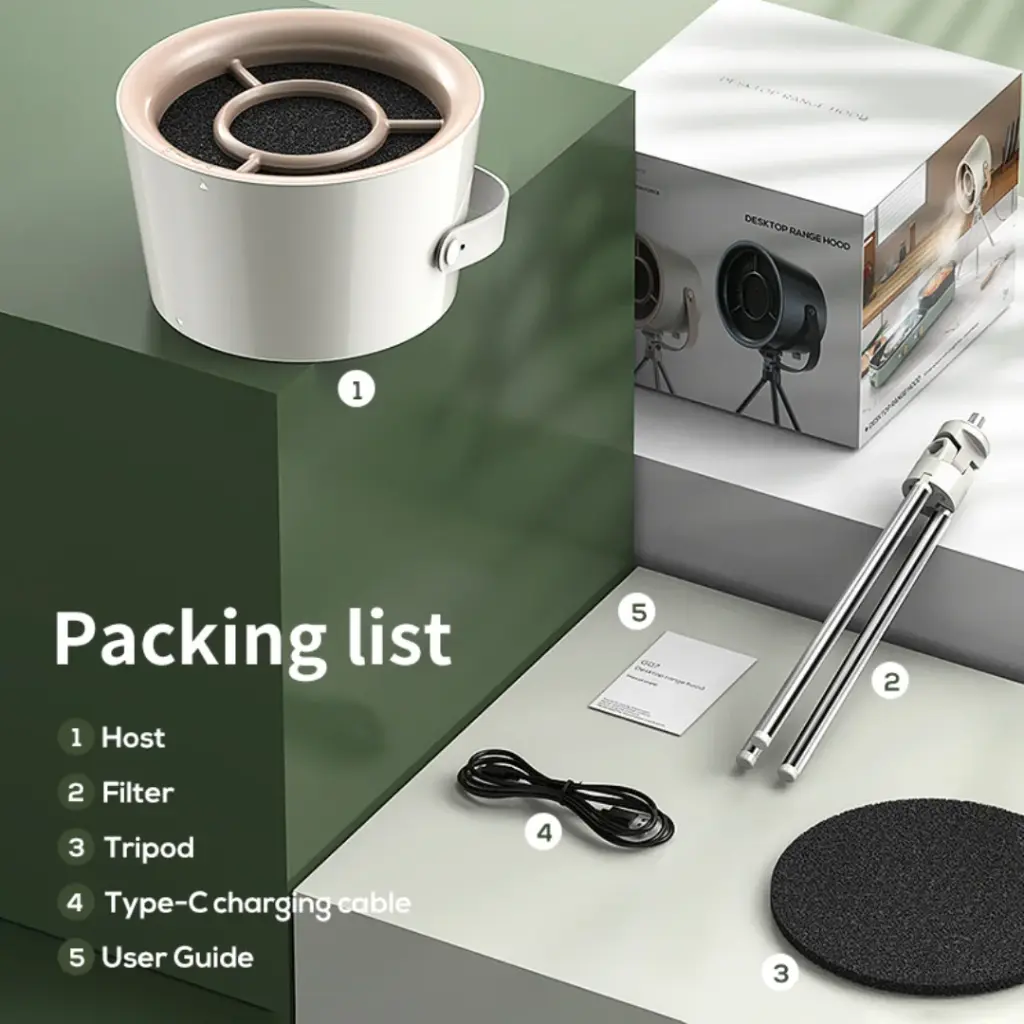 PORODO PORTABLE EXHAUST FAN BEIGE PD-LDMPMSE-BG thumbnail 7