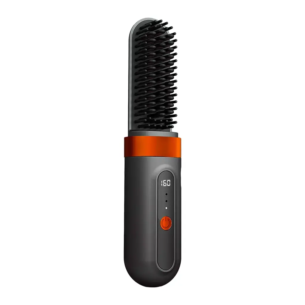 PORODO LIFESTYLE PORTABLE HEATED STYLING BRUSH BLACK PD-LFST142-BK thumbnail 3