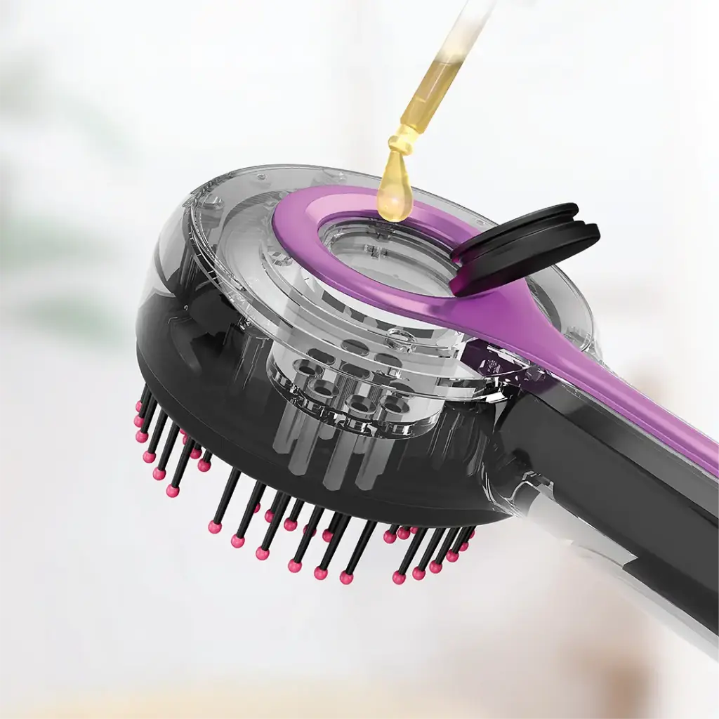 PORODO LIFESTYLE RED LIGHT THERAPY SCALP MASSAGE COMB BLACK PDLFSTFH918BK thumbnail 3