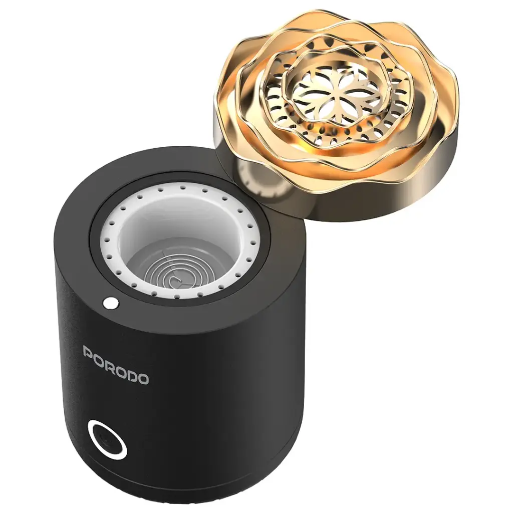 PORODO LIFESTYLE ROSE MINI INCENSE BURNER BLACK PDBIBGDBK thumbnail 3