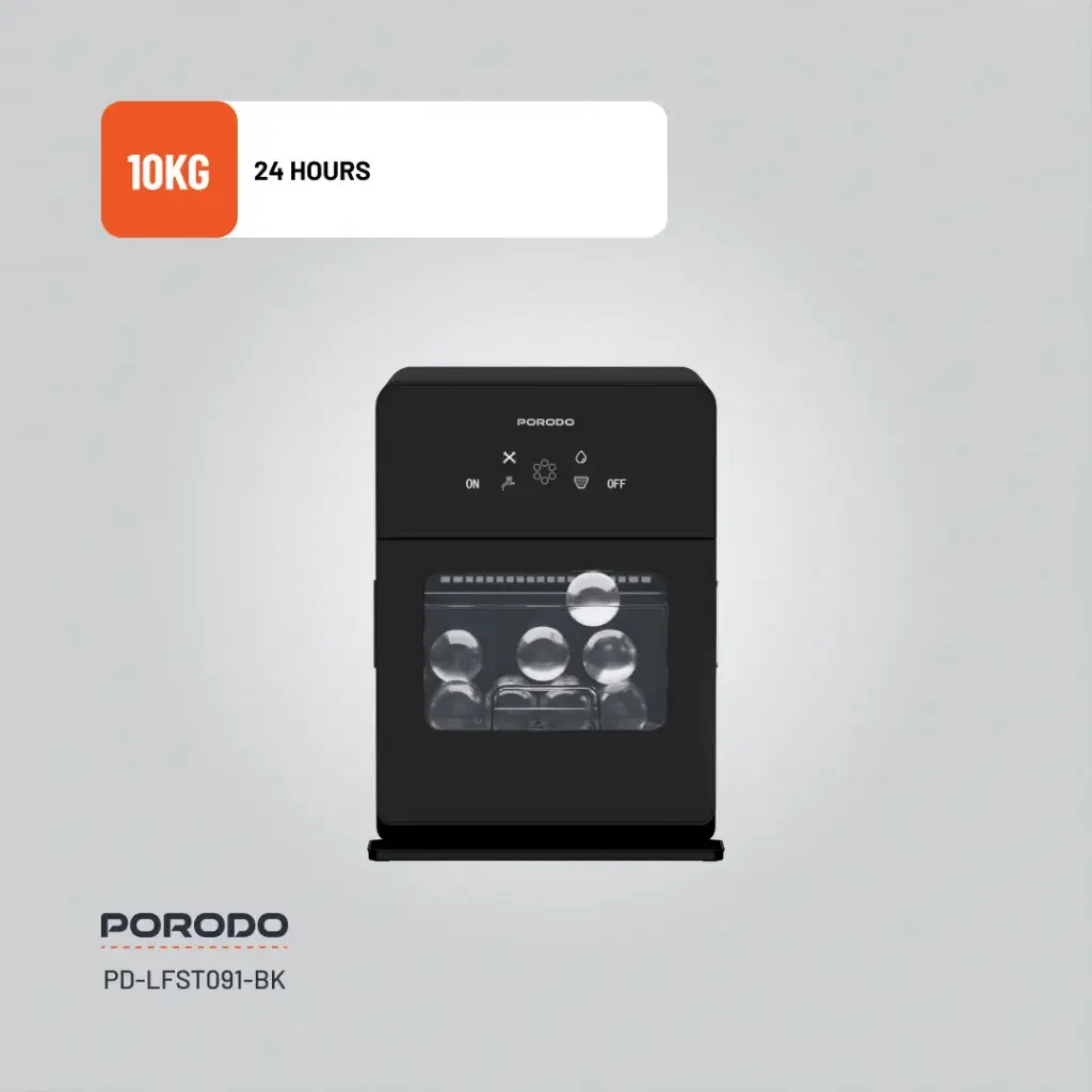 PORODO SPHERE ICE MACHINE 1.6L BLACK PD-LFST091-BK thumbnail 9