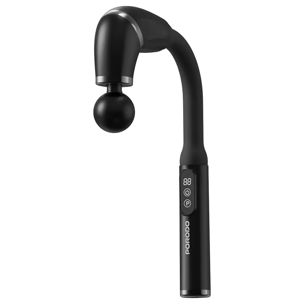PORODO LIFESTYLE U SHAPED HANDLE 4 HEAD DEEP MASAAGER BLACK PDLFSTH021BK thumbnail 3