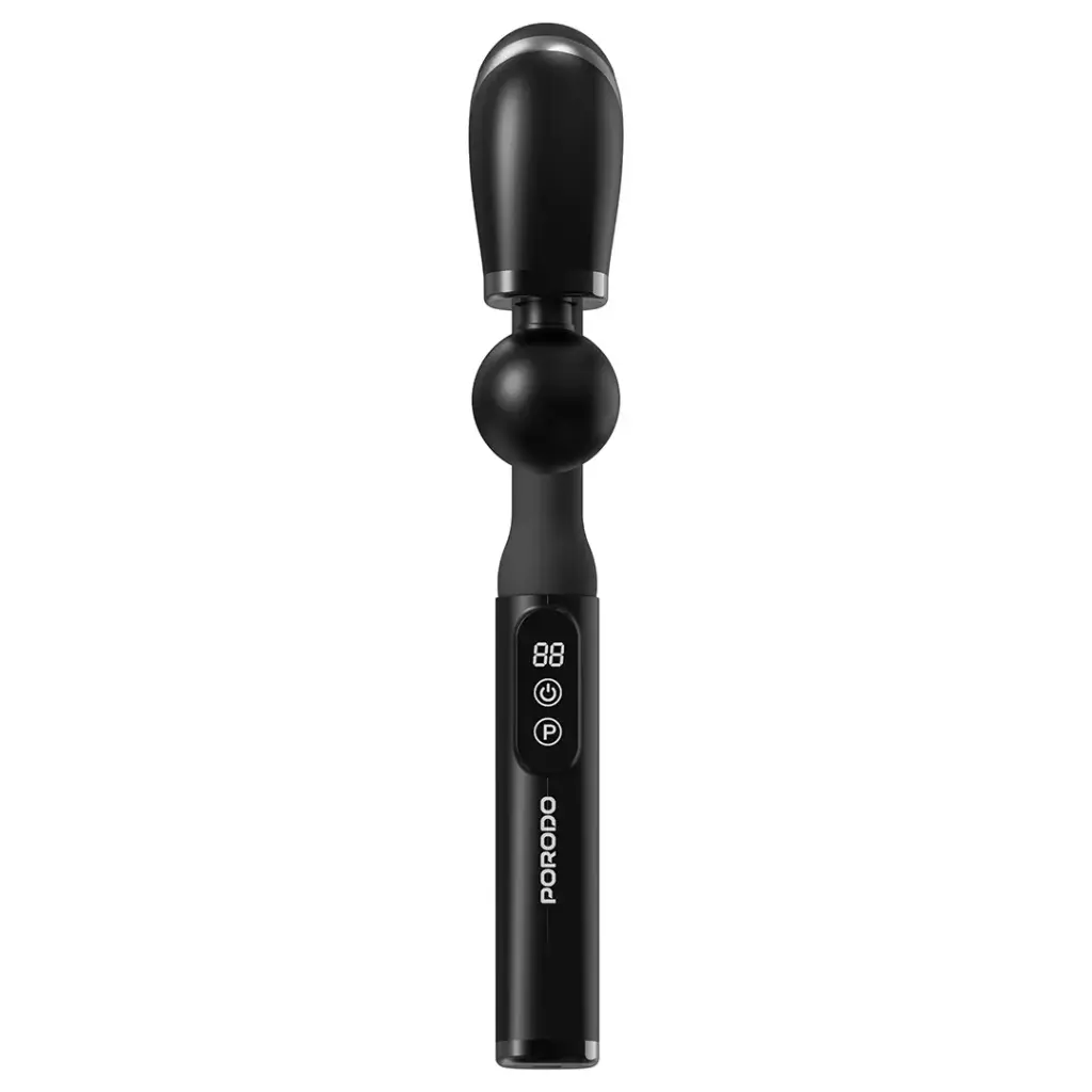 PORODO LIFESTYLE U SHAPED HANDLE 4 HEAD DEEP MASAAGER BLACK PDLFSTH021BK thumbnail 7