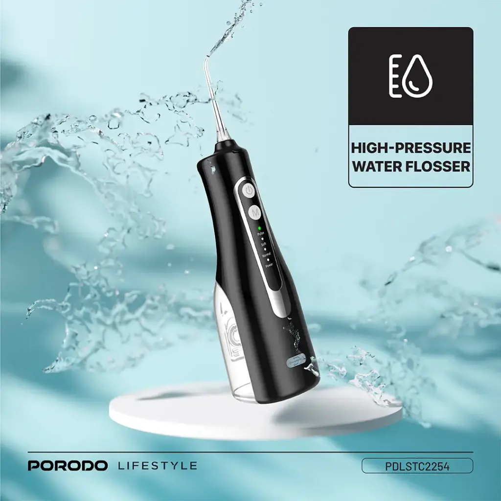PORODO ULTIMATE ORAL CARE DUO ELECTRIC TOOTHBRUSH AND WATER FLOSSER COMBO PDLSTC2254 thumbnail 7