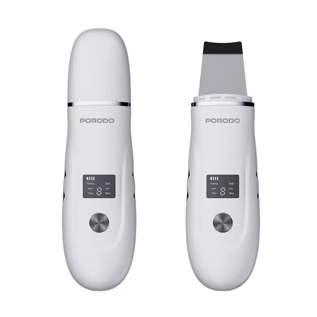 PORODO LIFESTYLE ULTRASONIC FACE SCRUB AND PEELER WHITE PD-LFST101-WH thumbnail 2