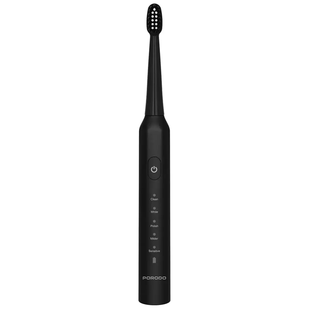 PORODO LIFESTYLE W-SONIC ELETRIC TOOTHBRUSH BLACK PDLFST200BK thumbnail 3
