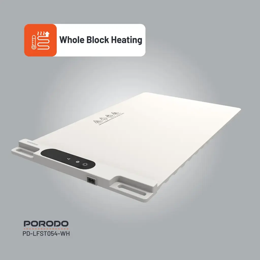 PORODO LIFESTYLE WARMING FOOD MAT QUICK ROLL SILICONE WHITE PD-LFST054WH thumbnail 6