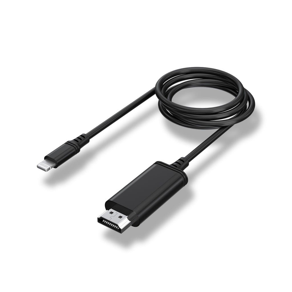 PORODO LIGHTNING TO HDMI CABLE 2M BLACK PD-HDL2M-BK