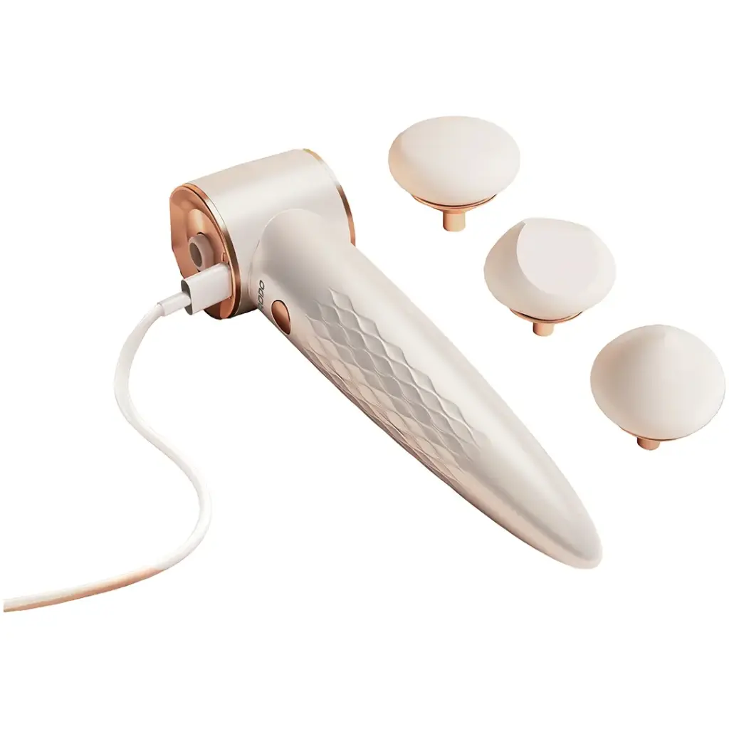 PORODO MAGNETIC DUAL HEAD ELECTRIC BEAUTY BLENDER BEIGE PDLFSTXYM01BG thumbnail 2