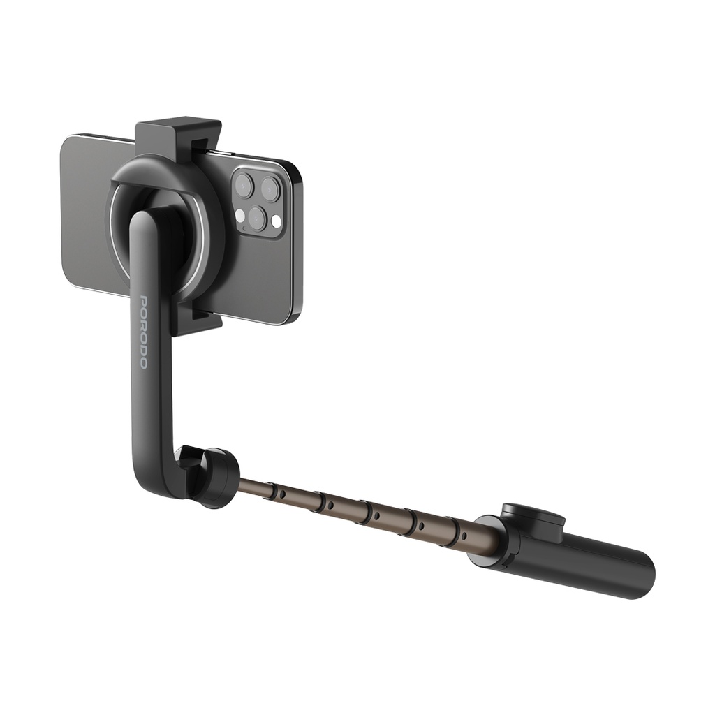 PORODO MAGNETIC MAGSAFE SELFIE TRIPOD 65CM BLACK PD-MGS64-BK thumbnail 3