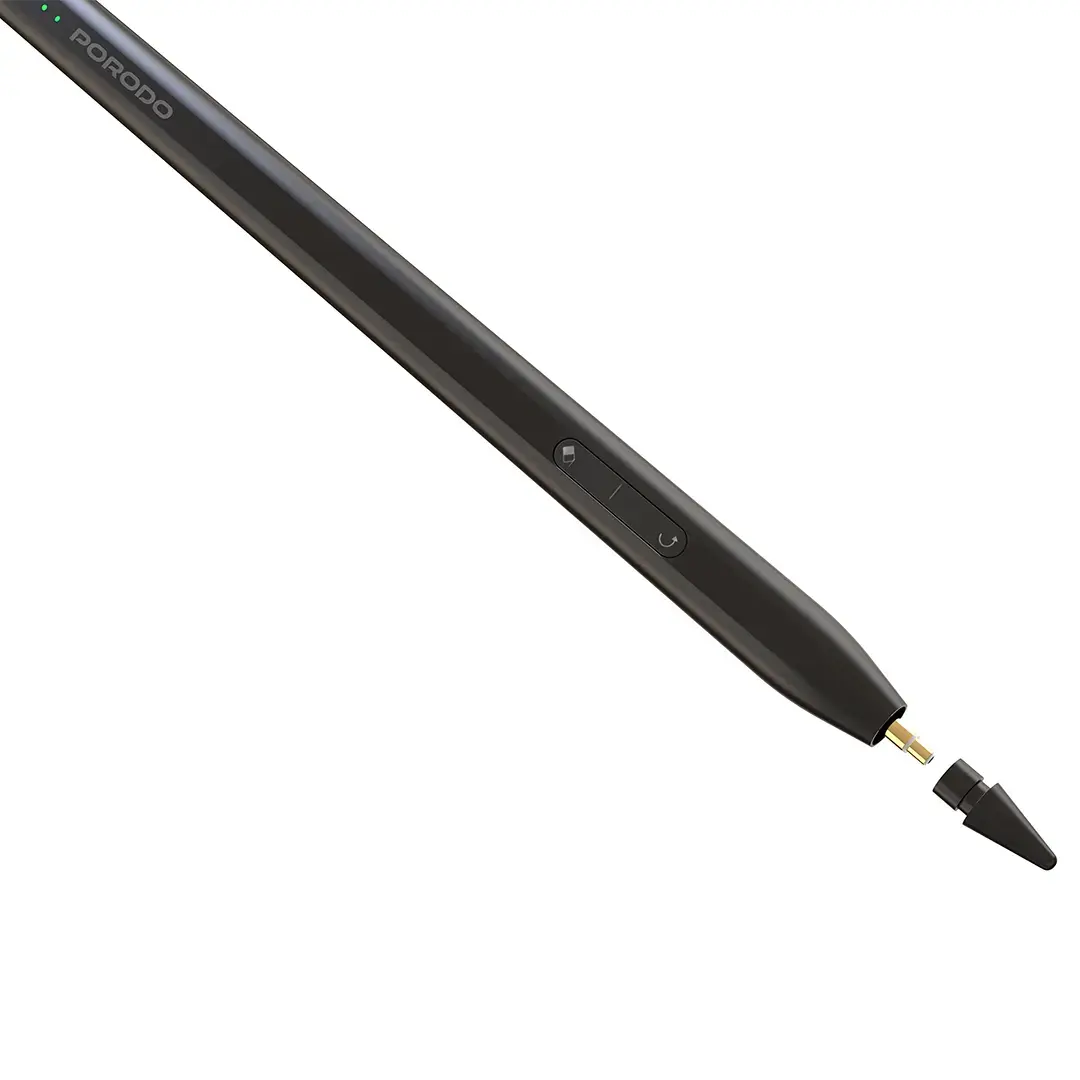 PORODO MAGNETIC STYLUS IPAD PEN COMPATIBLE WITH 2018-2025 MODELS BLACK PDWKZP027BK thumbnail 2