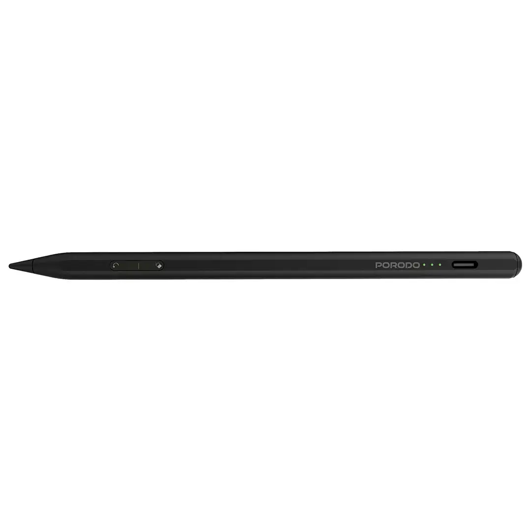 PORODO MAGNETIC STYLUS IPAD PEN COMPATIBLE WITH 2018-2025 MODELS BLACK PDWKZP027BK thumbnail 3