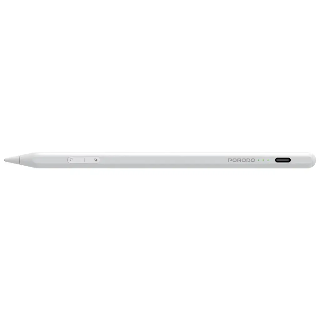 PORODO MAGNETIC PEN FOR IPAD COMPATIBLE WITH 2018 TO 2024 MODELS WHITE PDWKZP027WH thumbnail 2