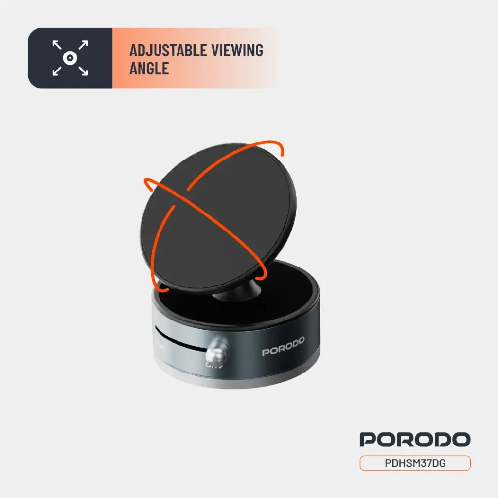 PORODO MULTI SURFACE MAGSAFE PHONE MOUNT DARK GREY PDHSM37DG thumbnail 6