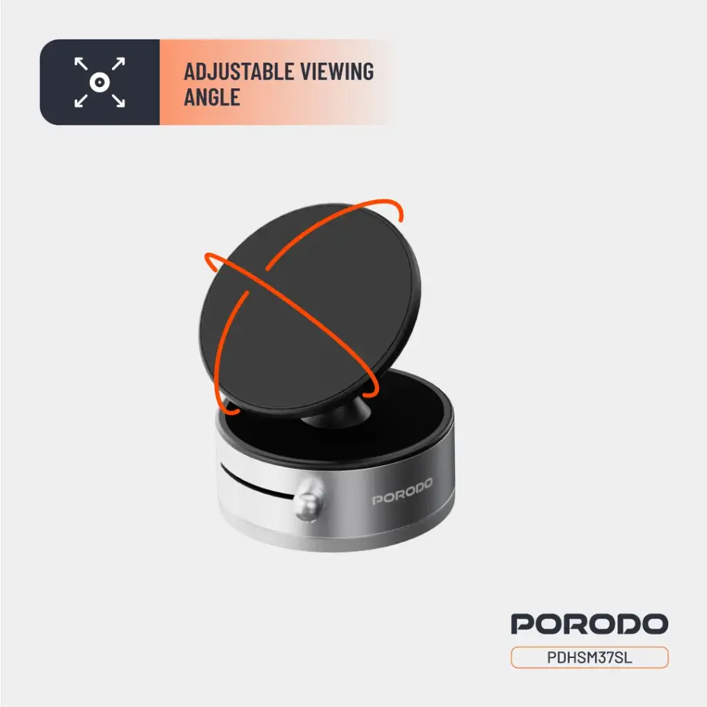 PORODO MULTI SURFACE MAGSAFE PHONE MOUNT SILVER PDHSM37SL thumbnail 6