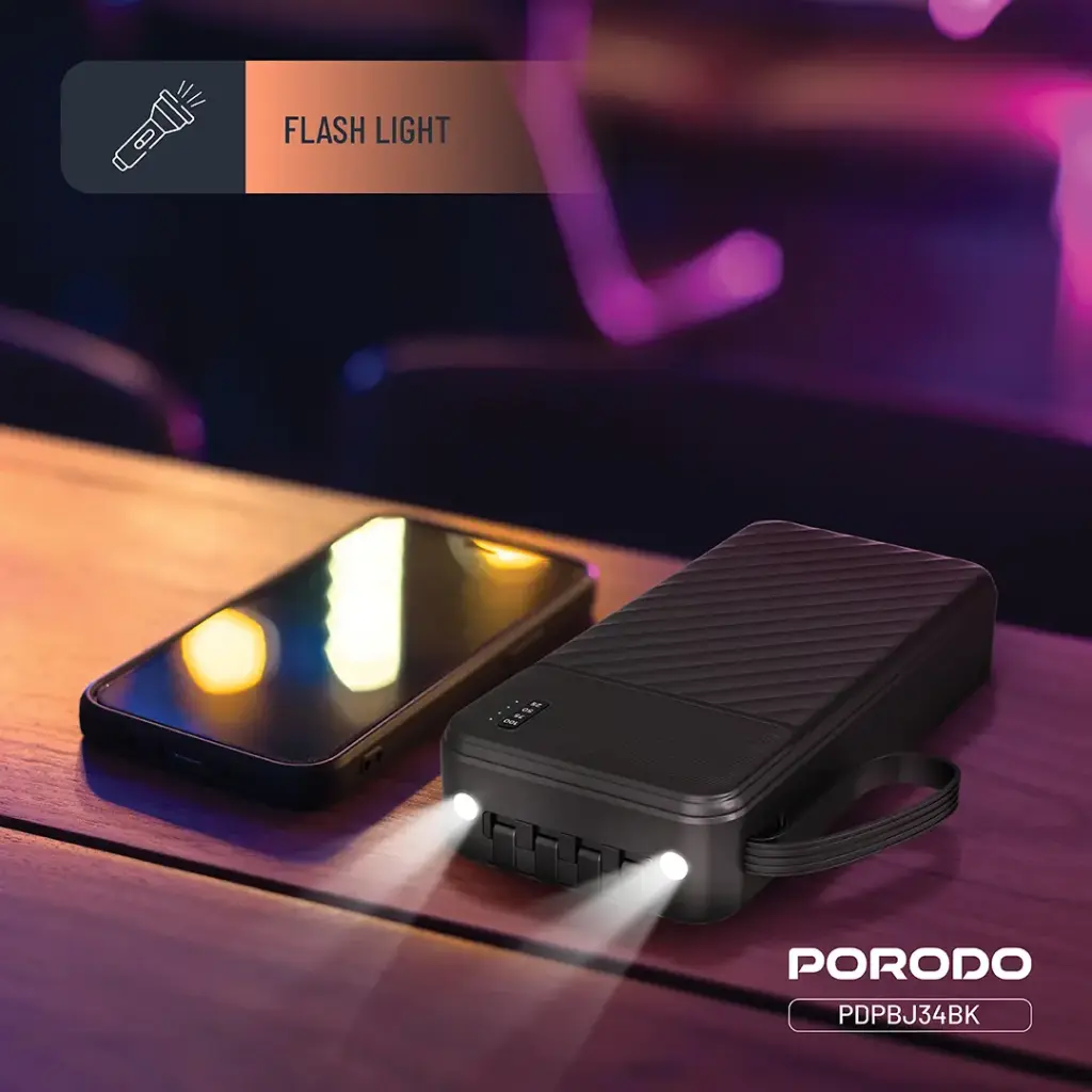 PORODO PIANO 20000MAH POWER BANK BLACK PDPBJ34BK thumbnail 10