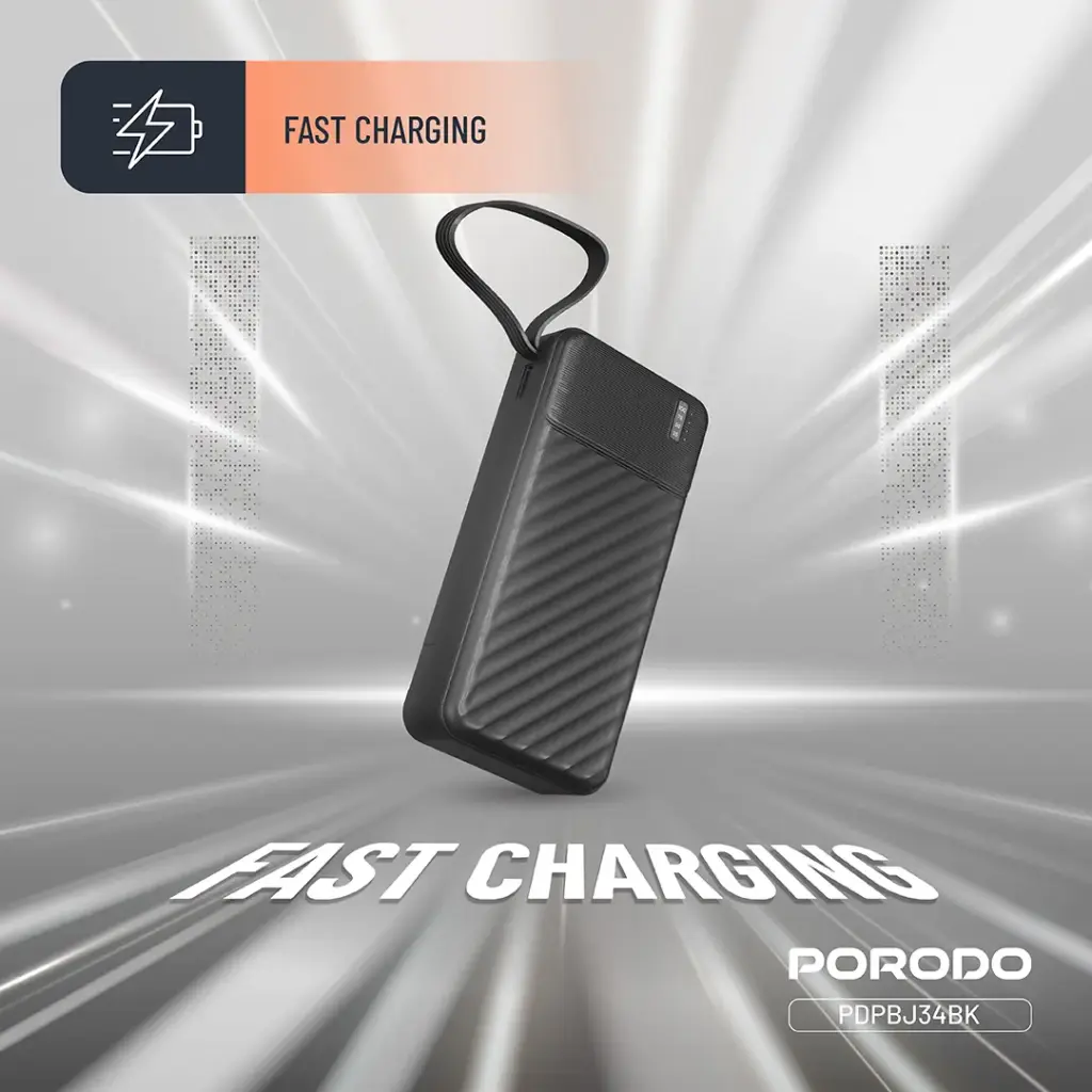 PORODO PIANO 20000MAH POWER BANK BLACK PDPBJ34BK thumbnail 8