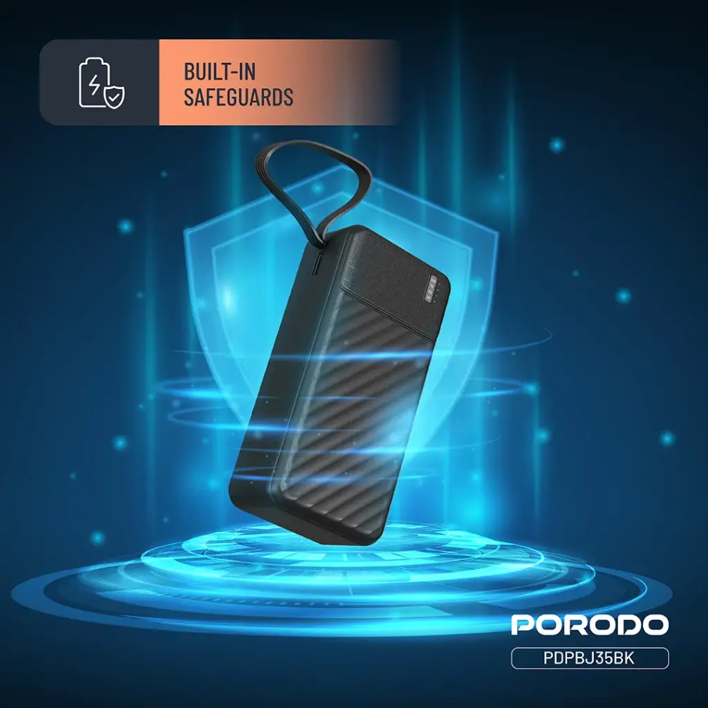 PORODO PIANO 30000MAH POWER BANK BLACK PDPBJ35BK thumbnail 6