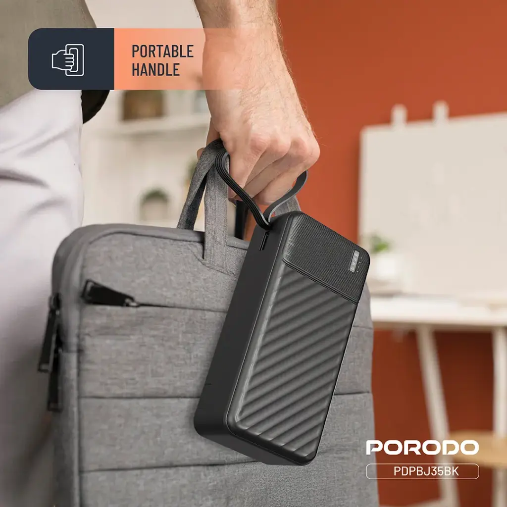 PORODO PIANO 30000MAH POWER BANK BLACK PDPBJ35BK thumbnail 4
