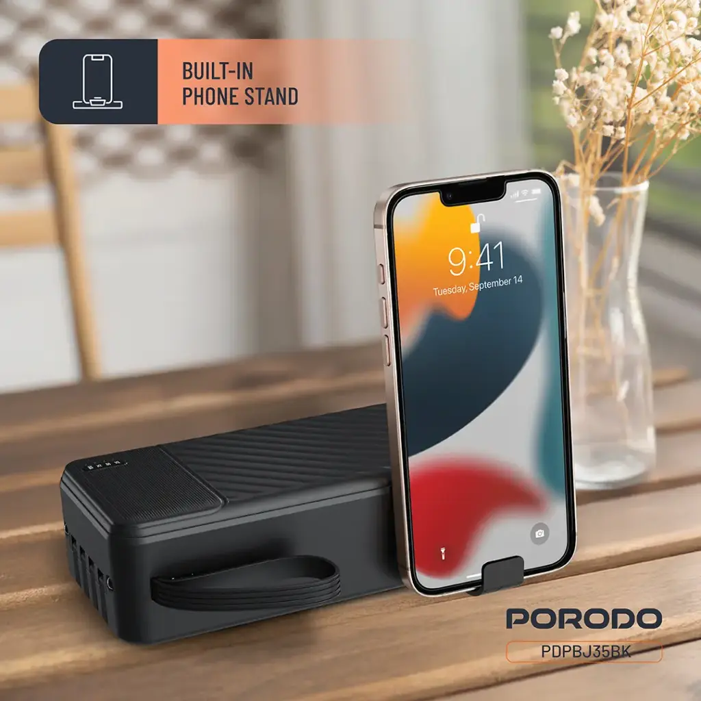 PORODO PIANO 30000MAH POWER BANK BLACK PDPBJ35BK thumbnail 5
