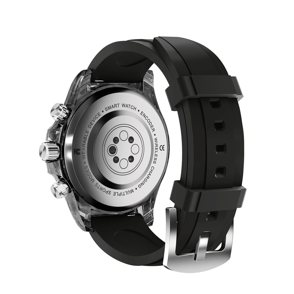 PORODO RAYTONA  SMART WATCH BLACK PD-RAYTONA-BK thumbnail 7