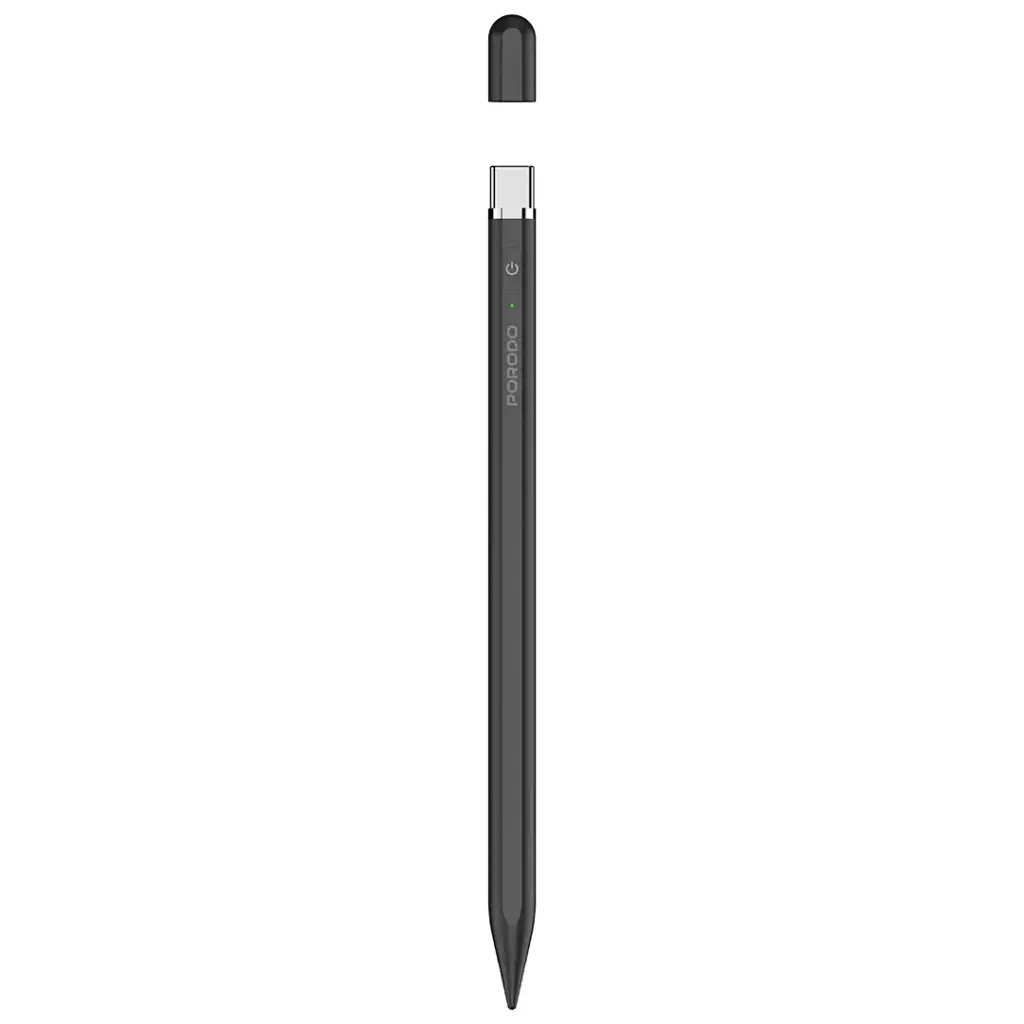 PORODO SMART STYLUS PEN FOR IPAD COMPITIBLE WITH 2018 TO 2025 MODELS BLACK PDSPP7CBK