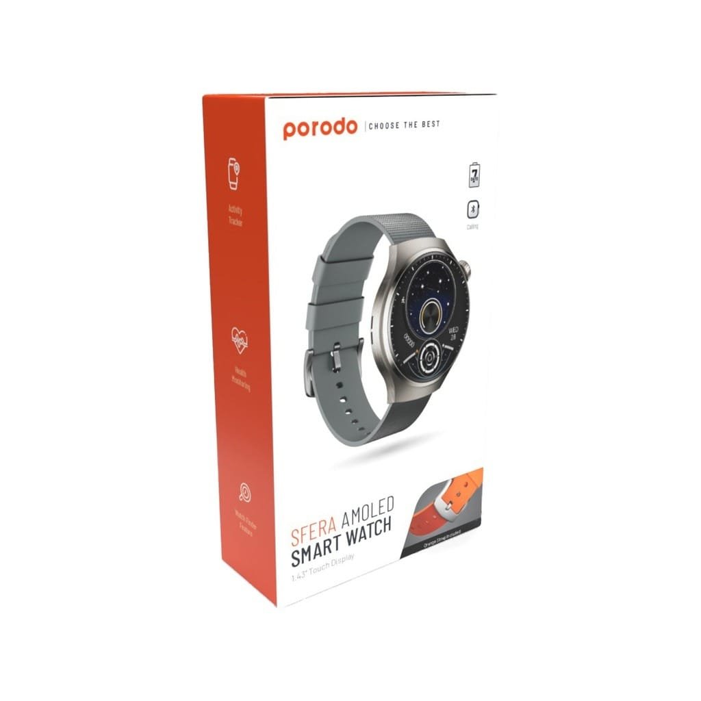 PORODO SFERA AMOLED SMART WATCH thumbnail 5