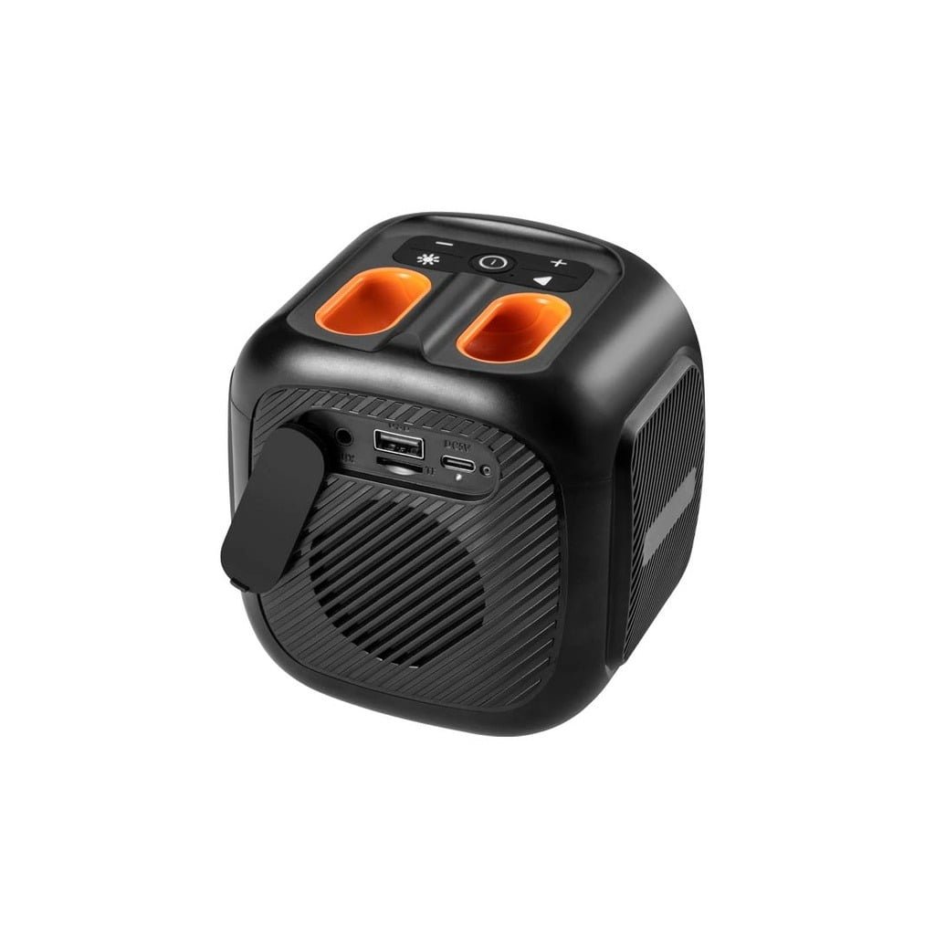 PORODO SOUNDTEC PORTABLE FLASH SPEAKER 16W BLACK PD-STRGBS-BK thumbnail 2
