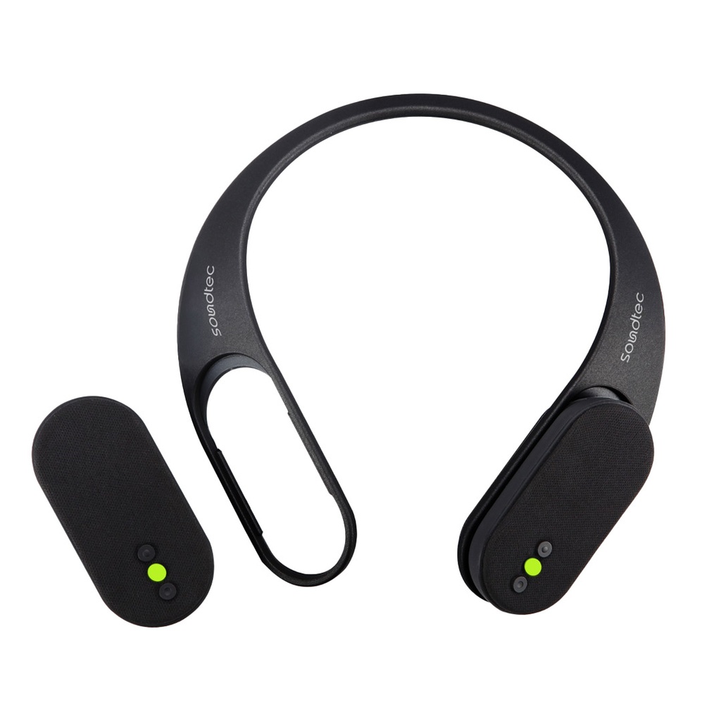 PORODO SOUNDTEC NECK AUDIO WIRELESS SPEAKER AND DETACHABLE DESIGN BLACK PD-STWLEP024-BK thumbnail 4