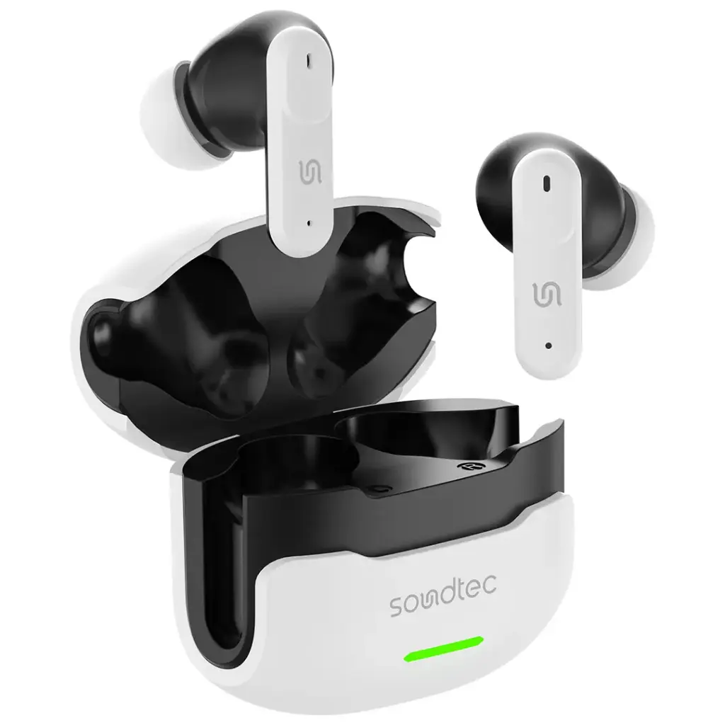 PORODO SOUNDTEC PROSOUND TWS WIRELESS EARBUDS WHITE PDSTBUDSWH thumbnail 3