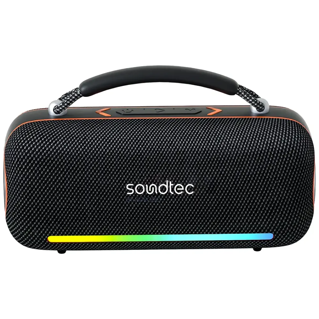 PORODO SOUNDTECH SONIFY PORTABLE WIRELESS SPEAKER BLACK PDSTBTSH9BK thumbnail 3