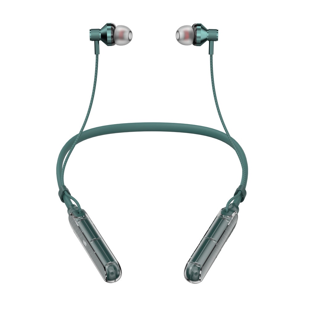 PORODO SOUNDTECH SV PRO NECKBAND ENC EARPHONE GREEN thumbnail 2