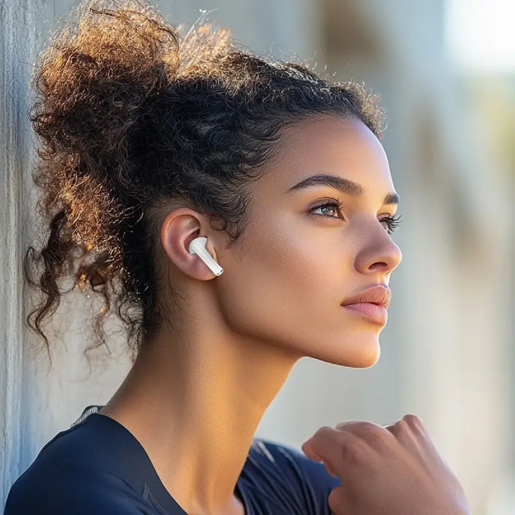 PORODO SOUNDTEC TRUE FLEX EARBUDS PRO WHITE PDST2242WH thumbnail 3