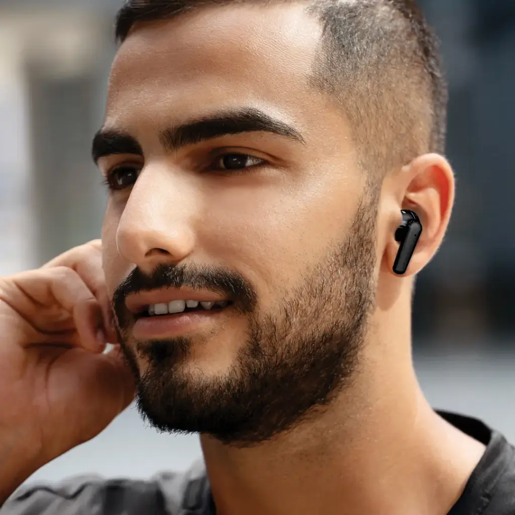 PORODO SOUNDTECH VIBE WIRELESS EARBUDS BLACK PDSTS168BK thumbnail 4