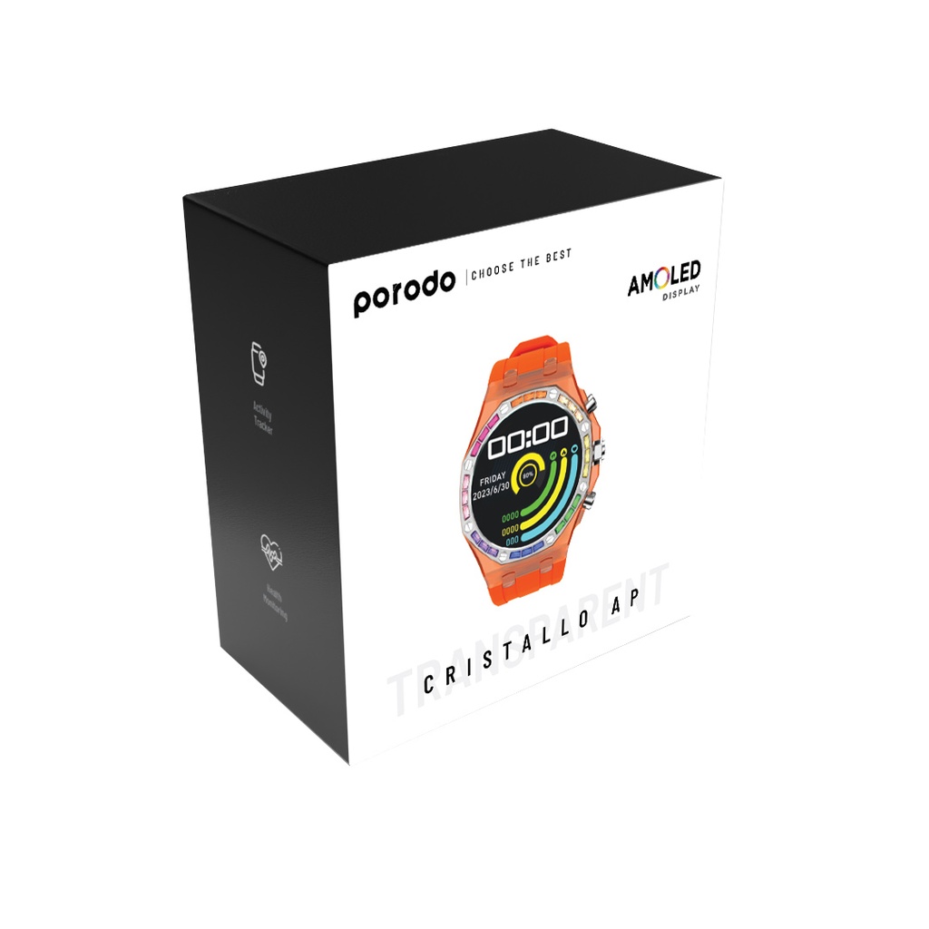 PORODO TRANSPARENT CRISTALLO AP ORANGE PD-CRISTALLOAPT-OG thumbnail 2
