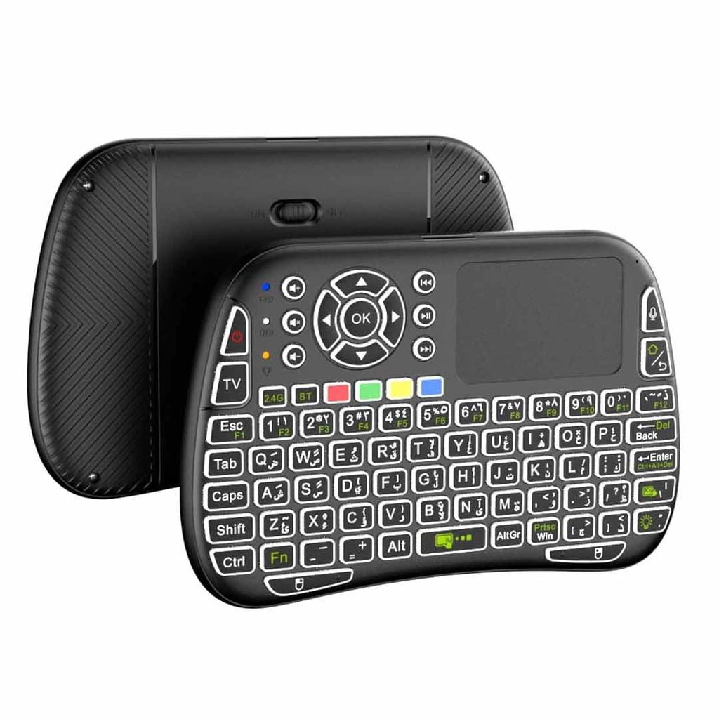 PORODO UNIVERSAL KEYBOARD REMOTE AND MOUSE BLACK thumbnail 2