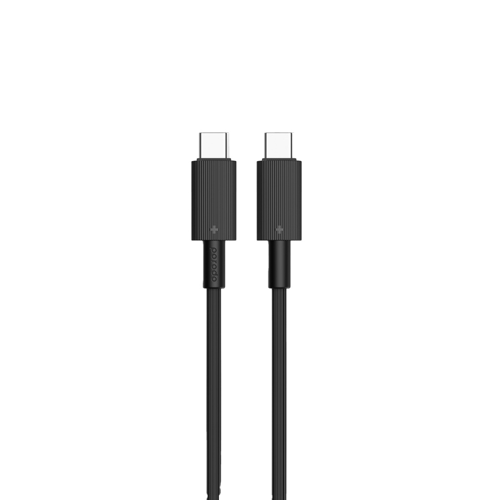 PORODO USB C TO LIGHTNING POWER DELIVERY WALL CHARGER 20W 1.2M BLACK PD-FWC023-L-BK thumbnail 9