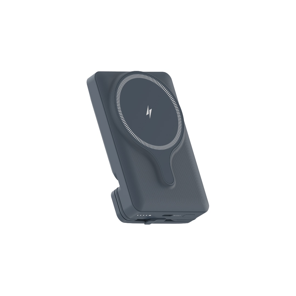POWEROLOGY 5000MAH POWER BANK MAGSAFE CHARING AIR-VENT MOUNT 20PD GRAY PPBCHA32GY thumbnail 2