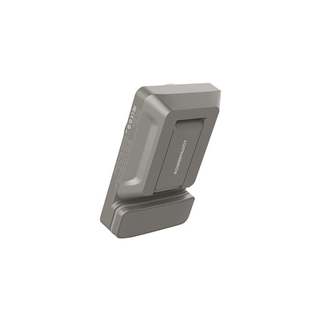 POWEROLOGY 5000MAH POWER BANK MAGSAFE CHARING AIR-VENT MOUNT 20PD TITANIUM PPBCHA32TI thumbnail 5