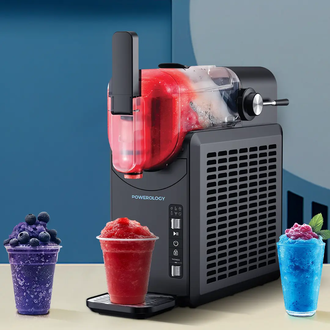 POWEROLOGY AQUA FROST INSTANT SLUSHIE MACHINE BLACK PSM012 thumbnail 3