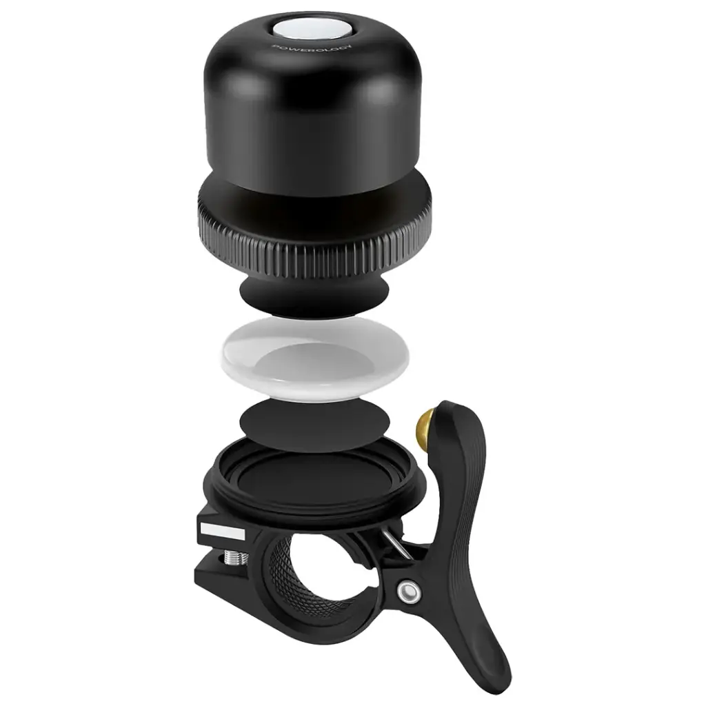 POWEROLOGY BICYCLE SCOOTER BELL WITH AIRTAG MOUNT PPBCHAX3 thumbnail 4