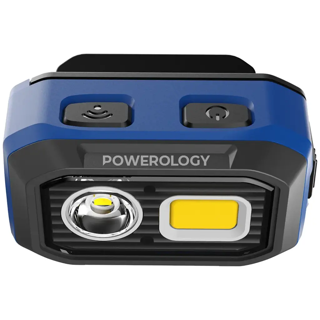 POWEROLOGY BRIGHT VISION RECHARGEABLE LED HEAD LAMP BLACK PWZF6578BK thumbnail 3