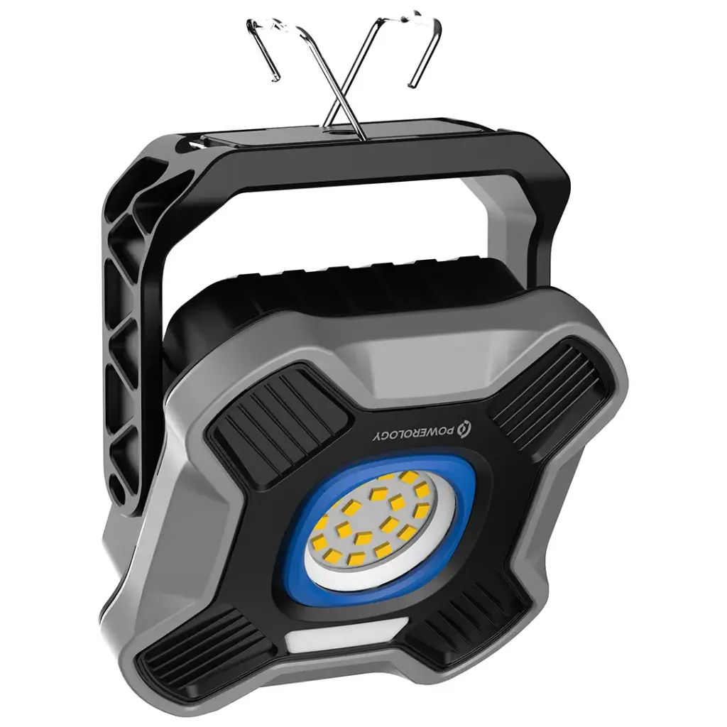 POWEROLOGY BRILLITE 3600MAH WORK LIGHT BLACK PWZF40138BK thumbnail 4