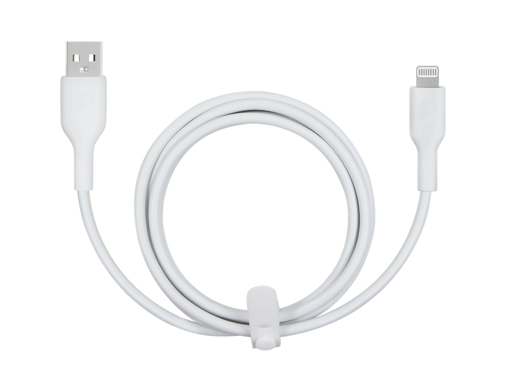 POWEROLOGY USB A TO LIGHTNING FAST CHARGING CABLE 1.2M WHITE PWATL1M-WH thumbnail 3