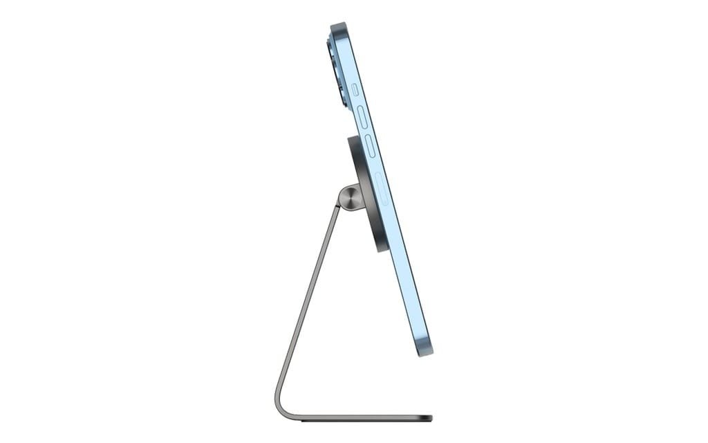 POWEROLOGY ALUMINUM MAGSAFE 90° STYLISH MOUNT PHONE HOLDER GRAY PMDPHAGY thumbnail 2