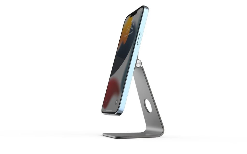 POWEROLOGY ALUMINUM MAGSAFE 90° STYLISH MOUNT PHONE HOLDER GRAY PMDPHAGY thumbnail 9