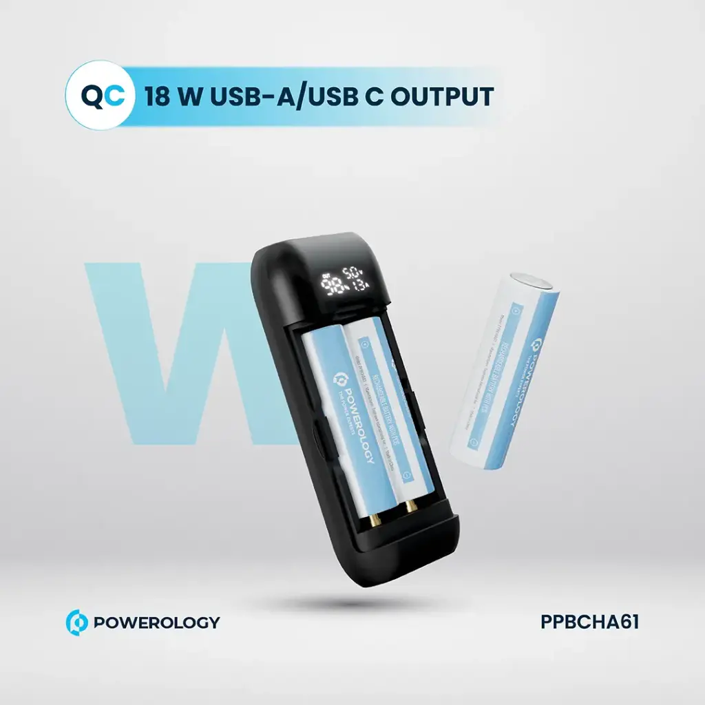POWEROLOGY DIY CELL 10000+5000MAH POWERBANK BLACK PPBCHA61 thumbnail 8