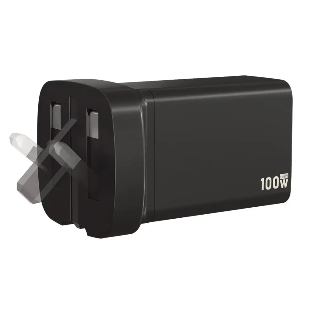 POWEROLOGY GANEX 67W MUTI PORT ADATER BLACK PWC2417BK thumbnail 3