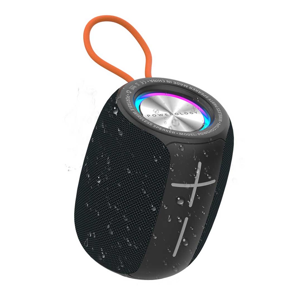 POWEROLOGY GHOST WIRELESS BLUETOOTH SPEAKER BLACK